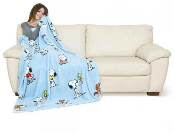 Kanguru pledas Snoopy, animacinis raštas, kartoninė juosta