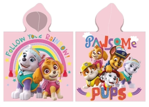 Rankšluostis MCU Spin Master Paw Patrol cotton poncho towel