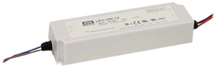 100W LED Maitinimo šaltinis Mean Well 24V IP67