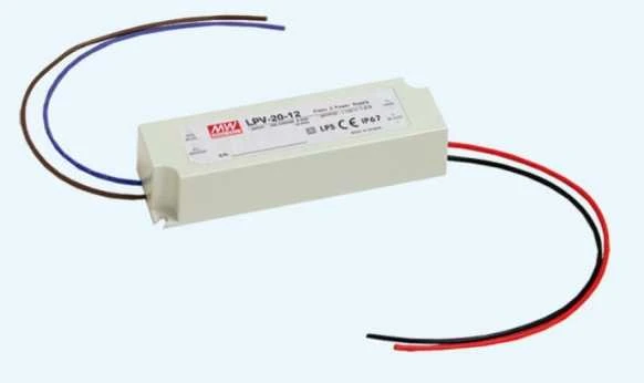 Mean_Well Maitinimo šaltinis Mean Well LED, 1.67 A, 20W, 12V, IP67