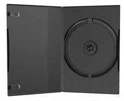 MediaRange BOX13-M, DVD dėklas, 1 diskai, Juoda, Plastikas, 120 mm, RoHS