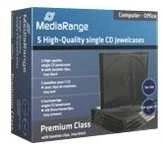 MediaRange CD / DVD Jewelcase Single Retail 5 vnt (BOX31)