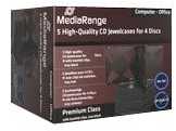 MediaRange CD/DVD Futerał 4x - 5 vnt (BOX34-4)