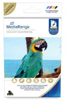 MediaRange blizgus fotopopierius 100x150 mm 150 g, 50 lapų