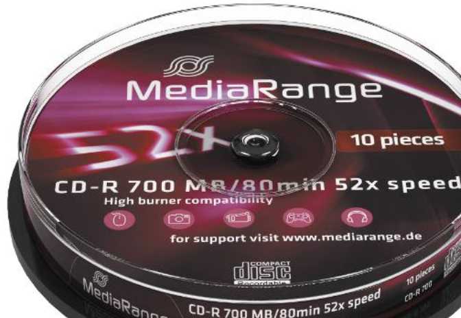 Mediarange CD- R 700 MB 52x 10 vienetų (MR214)