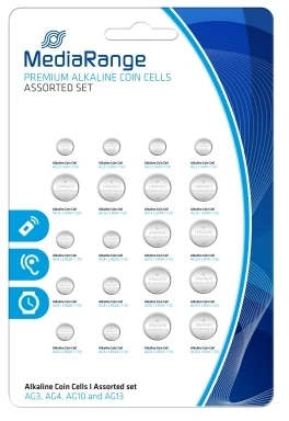 MediaRange MRBAT119, Vienkartinės baterijos, PR48, Šarminės, 1,5 V, 20 vnt., 145 mAh