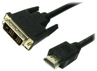 Kabelis MediaRange HDMI - DVI-D 2m juoda (MRCS118)