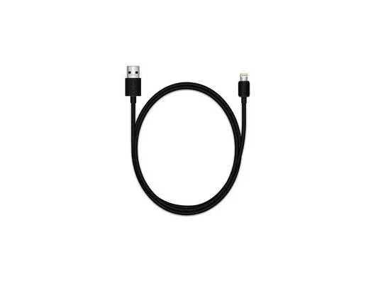 USB kabelis MediaRange USB-A – žaibiškas 1 m juodas (MRCS137)
