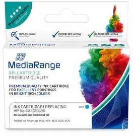 Tusz MediaRange MediaRange MRHP655C nabój su tuszem 1 vnt. Zamiennik Cyjan