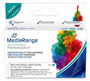 MediaRange MediaRange MRHP951CXL rašalo kasetė 1 vnt. Analogas Cyjan
