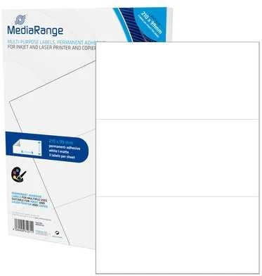 MediaRange Etykiety balta 210x99mm 150 vnt (MRINK142)