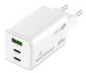 Įkroviklis MediaRange MRMA116-2 GaN 1x USB-A 2x USB-C 65W