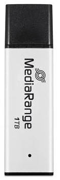 Pendrive MediaRange MR1905-1 1TB Juodas, Sidabrinė