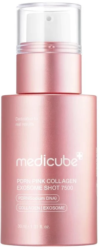 Medicube PDRN Rožinė Collagen Exosome Shot 7500 veido serumas, 30 ml