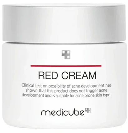 Medicube Raminamasis kremas probleminei, į spuogus linkusiai odai „Raudona Kreminis 2.0“ 50 ml