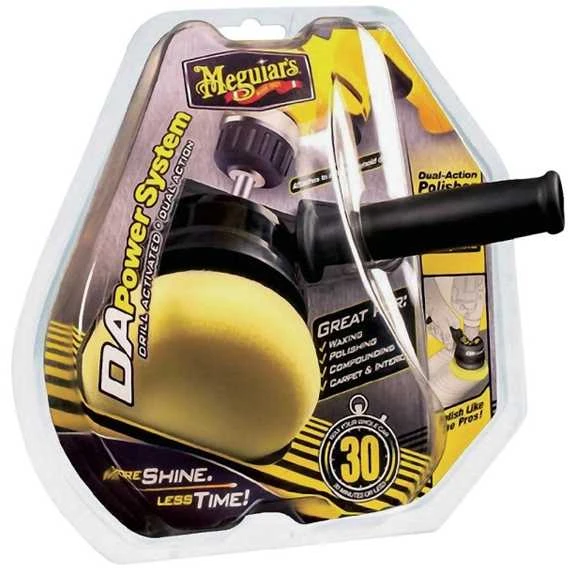 Meguiars G3500INT D/A dvigubo veikimo 4 colių maitinimo skirtas sistemos poliravimo įrenginys, bet kokiam elektriniam gręžtuvui (JAV)