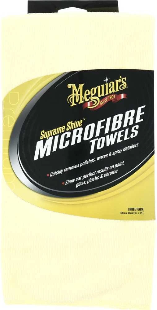 Meguiars X2020EU Universalus Multi-Surface Supreme Shine Mikropluošto rankšluostis 40x63cm (3 vnt) (JAV)