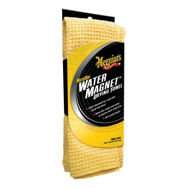 Meguiars X2000EU vandens magnetinis džiovinimo rankšluostis super vandenį sugeriantis be dėmių (1vnt) 55x76cm (JAV))