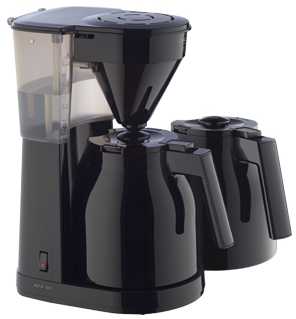 Espreso lašelinis kavos aparatas Melitta Kavos aparatas do Kawy Przelewowy Melitta Easy Therm II Juodas 1050 W 1 L