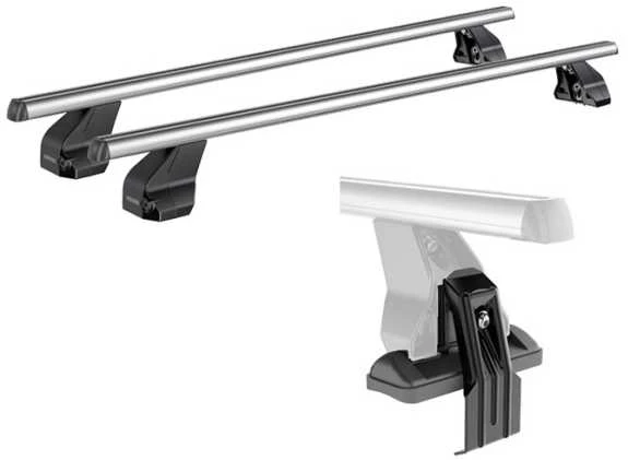 Menabo Omega aliuminio stogo bagažinės komplektas M KIT82G