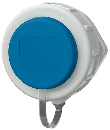 Mennekes MENNEKES Udtag indbygning Schuko 2 polet med jord, 16A 230V IP68. Flange diameter 73 mm, med skrue terminaler.