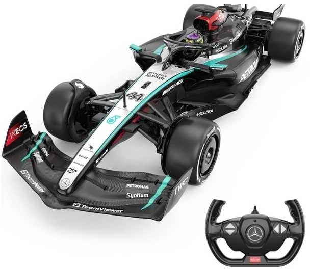 Nuotoliniu būdu valdomas automobilis Mercedes AMG F1 W15 E R/C, mastelis 1:12, Rastar 10250