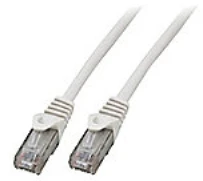 Mercodan Kabelis sieciowy RJ-45, Cat.6, U/UTP, LSZH, CCA, balta, 10 m (371229100)