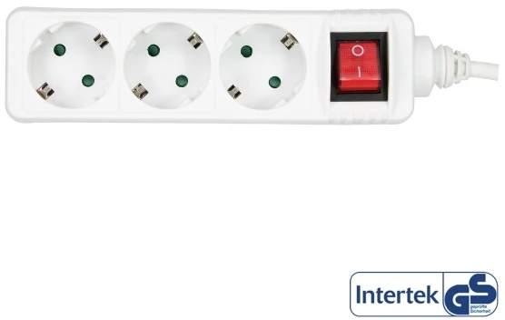 Mercodan 3 lizdų schuko maitinimo juosta, m. (503800007)