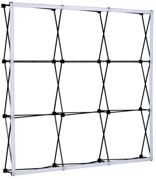 Mugės įranga, Twinco Twin Pop-Up, 350x2240x2260mm, Siena 3x3m juoda