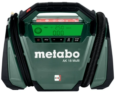 Akumuliatorinis oro kompresorius Metabo AK 18 Multi; 18 V (be akumuliatoriaus ir pakrovėjo)