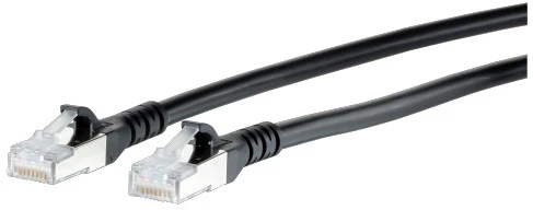 Digitus METZ CONNECT Kabelis krosowy Cat.6A AWG 26, LSOH, juoda, 80 m