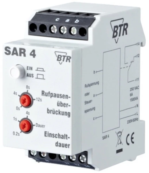 Verschiedene METZ CONNECT stiprios srovės prijungimo relė (SAR) 4 tipas, HS