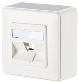 „MetzConnect BTR BTR“ modulinė duomenų jungiamoji dėžutė, montuojama paviršiuje, 1 prievado, neapginkluota, balta - (1309140002-E)