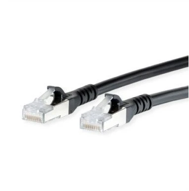 Digitus METZ CONNECT patch kabelis Cat.6A AWG 26, LSOH, juodas, 60 m