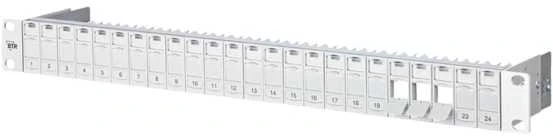 Metz Patch panel CAT 6, 24 prievadai, 1U, šviesiai pilka (130920-00-E)