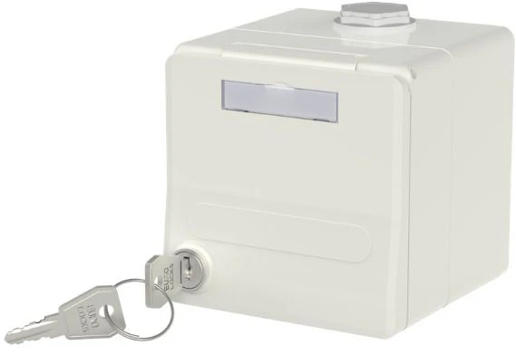 METZ CONNECT IP44 SG AP korpuso modulis be užpildo, grynai baltas