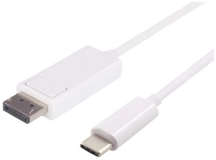 USB MicroConnect USB-C – DisplayPort kabelis 1 m baltas (USB3.1CDPBW1)