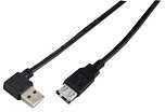 Kabelis USB MicroConnect USB-A - USB-A 1.5 m Juodas (USBAAF2ABLACK)