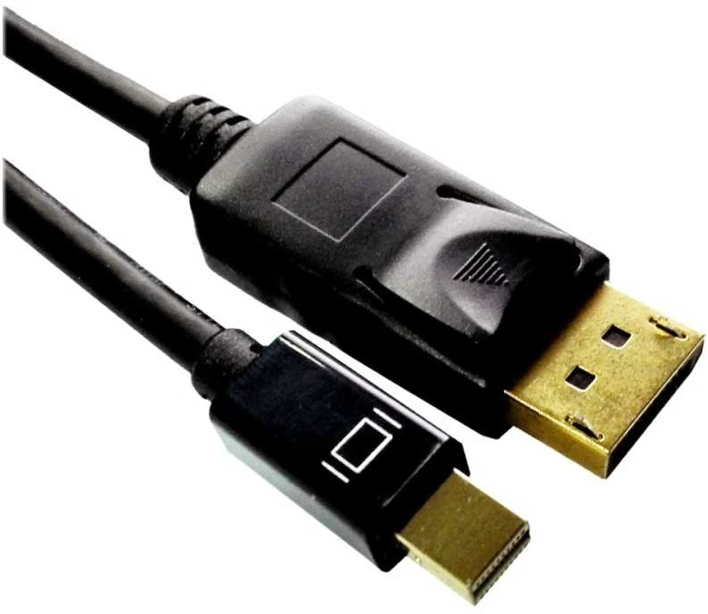 Mini DisplayPort į DisplayPort kabelio jungtys