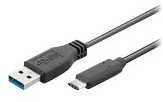 Goobay | Round cable | Sync & Charge Super Speed USB-C to USB A 3.0 charging cable | 67890 | USB-C (male)