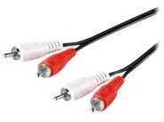 RCA 2x-2x garso kabelio jungtys