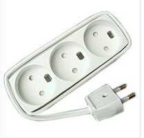 Maitinimo kabelis MicroConnect Microconnect GRUELU4H015 skirstytuvas 1,5 m 4 x tinklo lizdai Vidinis Baltas