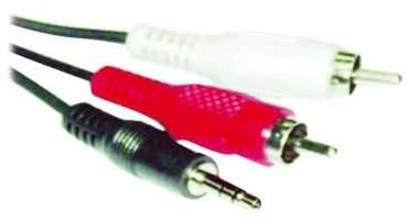 Garso kabelis 3.5mm į RCA kištukus