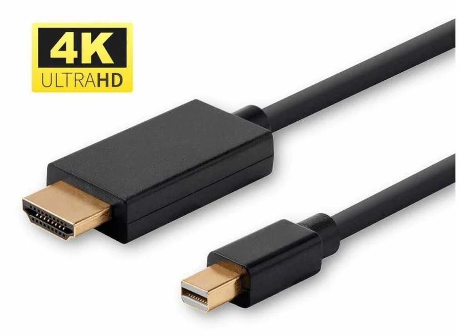 Mini DP į HDMI 4K jungiamasis laidas
