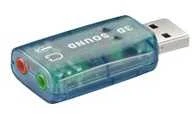 MicroConnect Goobay garso plokštė USB 2.0 lizdas 3,5 mm x 2