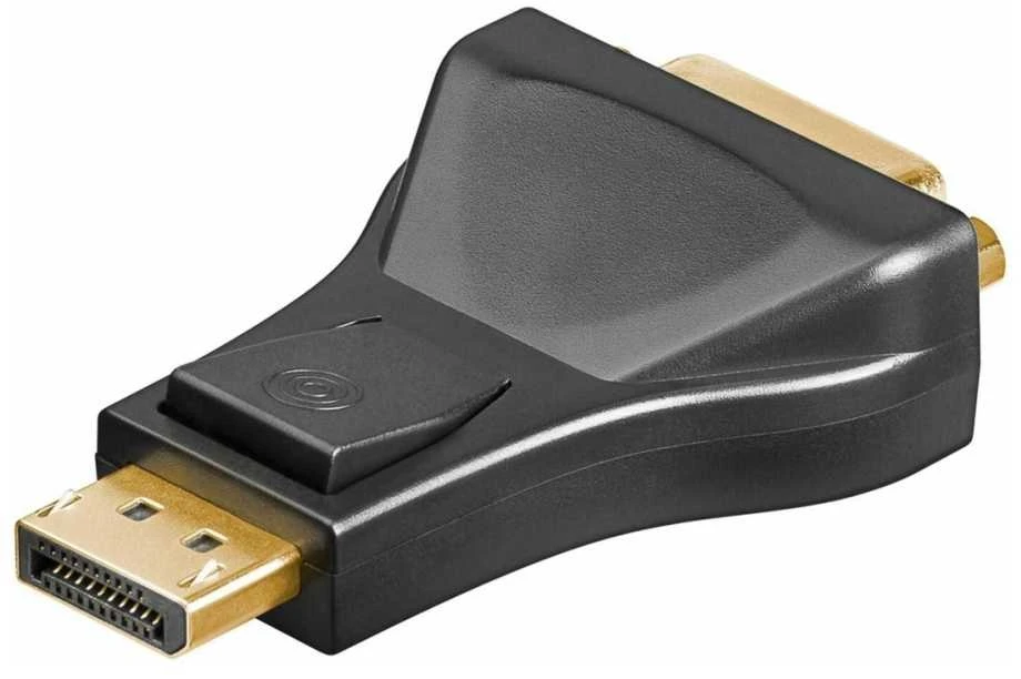 Adapteris AV MicroConnect DisplayPort - DVI-D juoda (DPDVI)