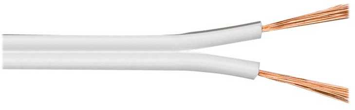 Kabelis MicroConnect garsiakalbio 50 m, baltas (AUDSPEAKER5)