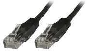 MicroConnect Kabelis CAT 6 U/UTP 1m PVC Juodas (B-UTP601S)