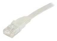 MicroConnect CAT6 UTP 2M plokščias kabelis, baltas (V-UTP602W-FLAT)