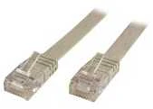 MicroConnect RJ-45/RJ-45 kat.6 1m Baltas (V-UTP601W-FLAT)